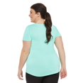 thumbnail image 3 of Athletic Works Plus Women's Space Dyed Tee, 3 of 6