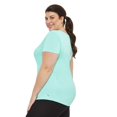 thumbnail image 2 of Athletic Works Plus Women's Space Dyed Tee, 2 of 6