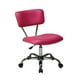Chaise Vista de Office Star, vinyle rose – image 1 sur 2