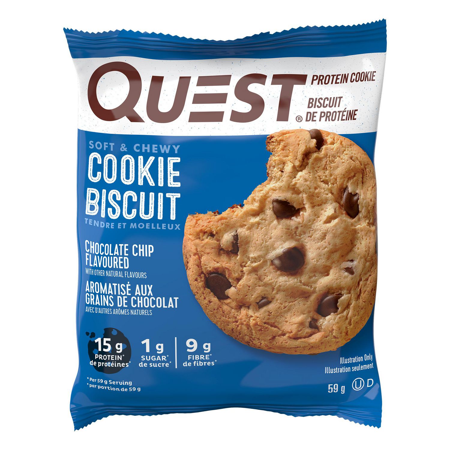 Quest Soft and Chewy Chocolate Chip Protein Cookie