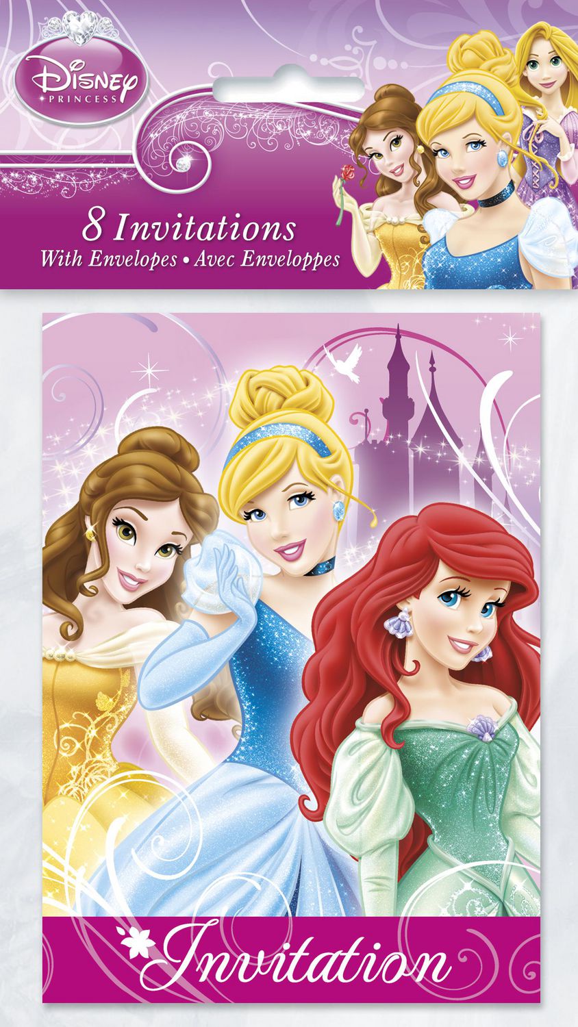 Cartes D Invitation Princesse Disney Walmart Canada