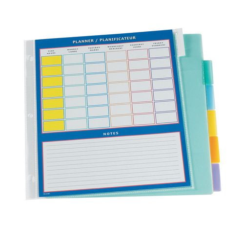 Oxford Poly Insertable Tab Dividers Walmart Canada