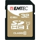 Carte à mémoire SD CL10 U1 d'Emtec de 32 Go de la collection d'or – image 1 sur 1