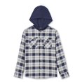 thumbnail image 1 of George Boys' Hooded Flannel Shirt, 1 of 2