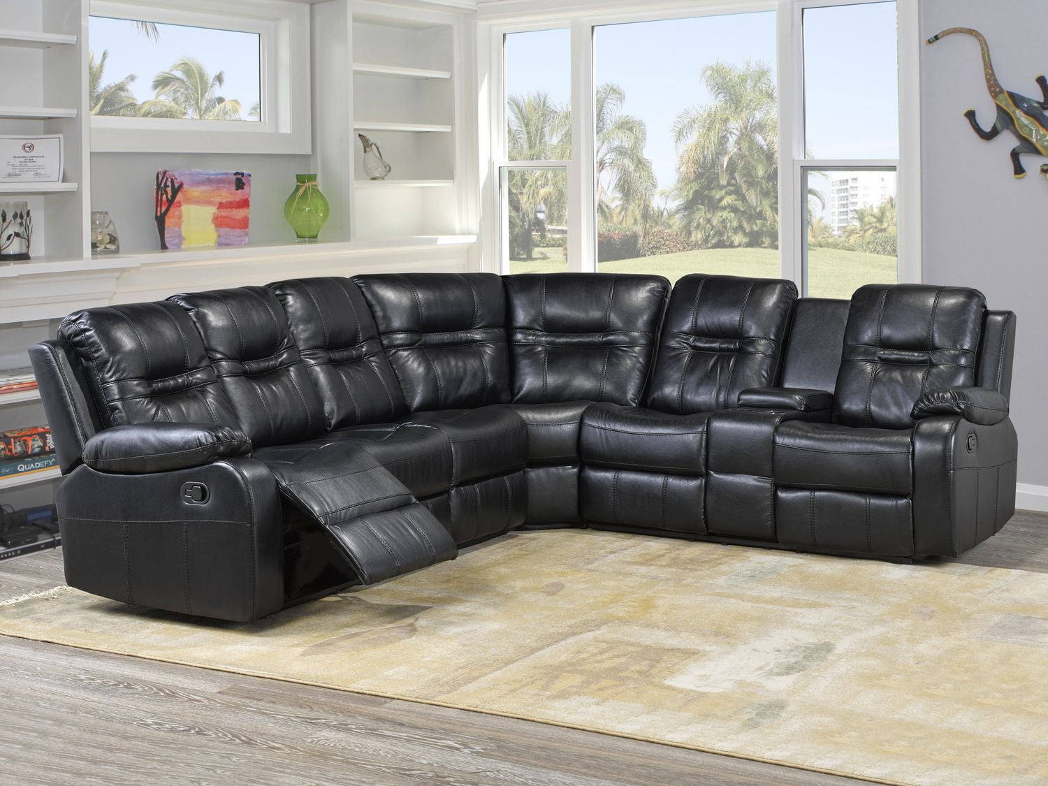 Columbus Motion Sectional Sofa 8490GRY-6LCRR By Homelegance | atelier ...