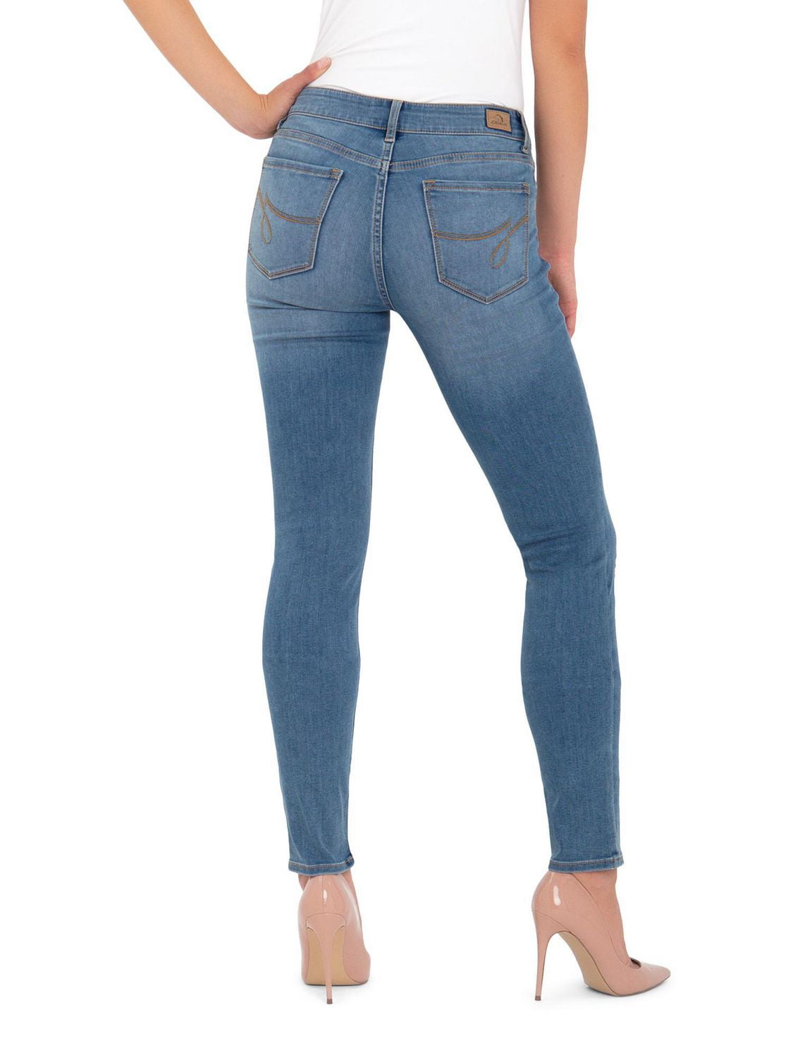 Jordache Women's Mid Rise Skinny