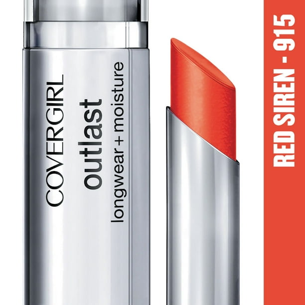Rouge à lèvres Outlast Longwear de COVERGIRL La couleur et l'hydratation durent toute la journée.