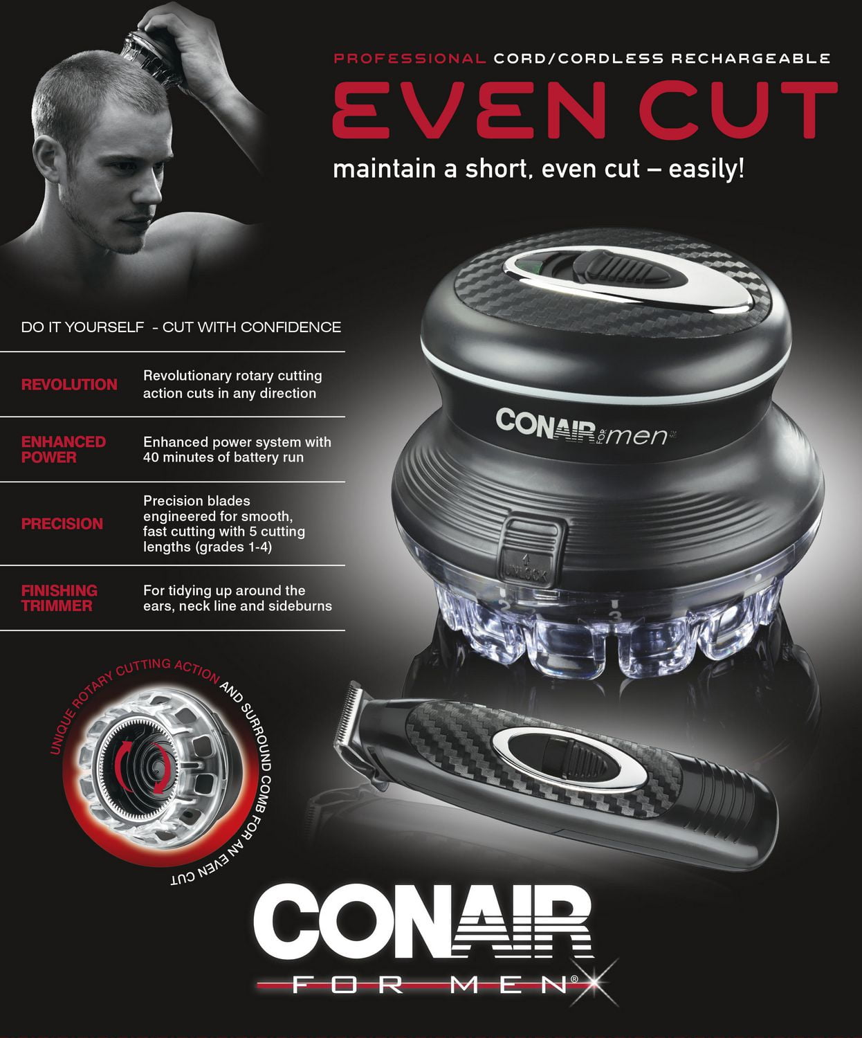 conair round clipper