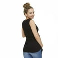 thumbnail image 3 of Paisley Sky Maternity Ruched Side Rib Tank, 3 of 6