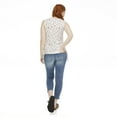 thumbnail image 3 of Paisley Sky Maternity Ruched Side Rib Tank, 3 of 6