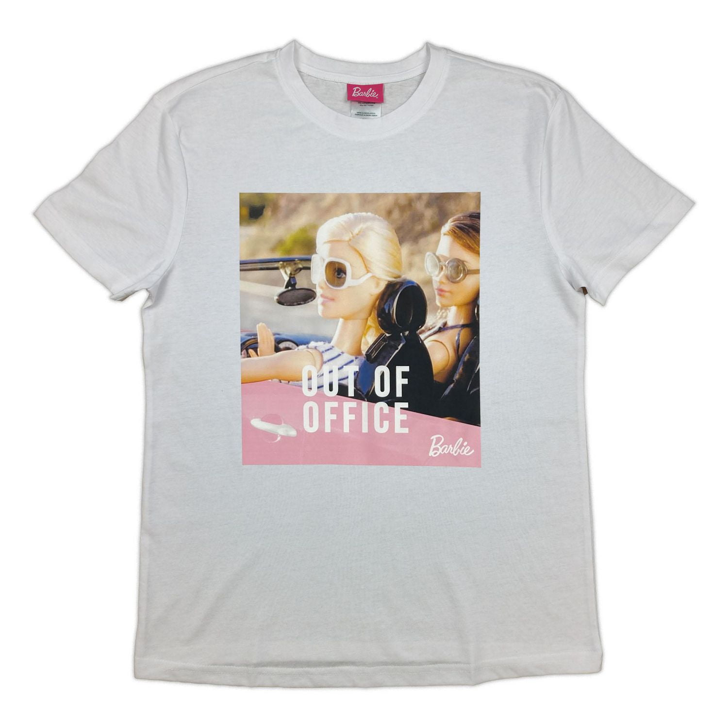 BARBIE Ladie s tee shirt. This short sleeve crew neck tee shirt for women can easily be worn with your favorite jeans or bottom Walmart