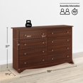 thumbnail image 4 of Prepac Sonoma 8-Drawer Dresser, 4 of 9