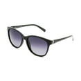 thumbnail image 1 of Time & Tru Women's Black Polarized Cat Eye Sunglasses, 1 of 3