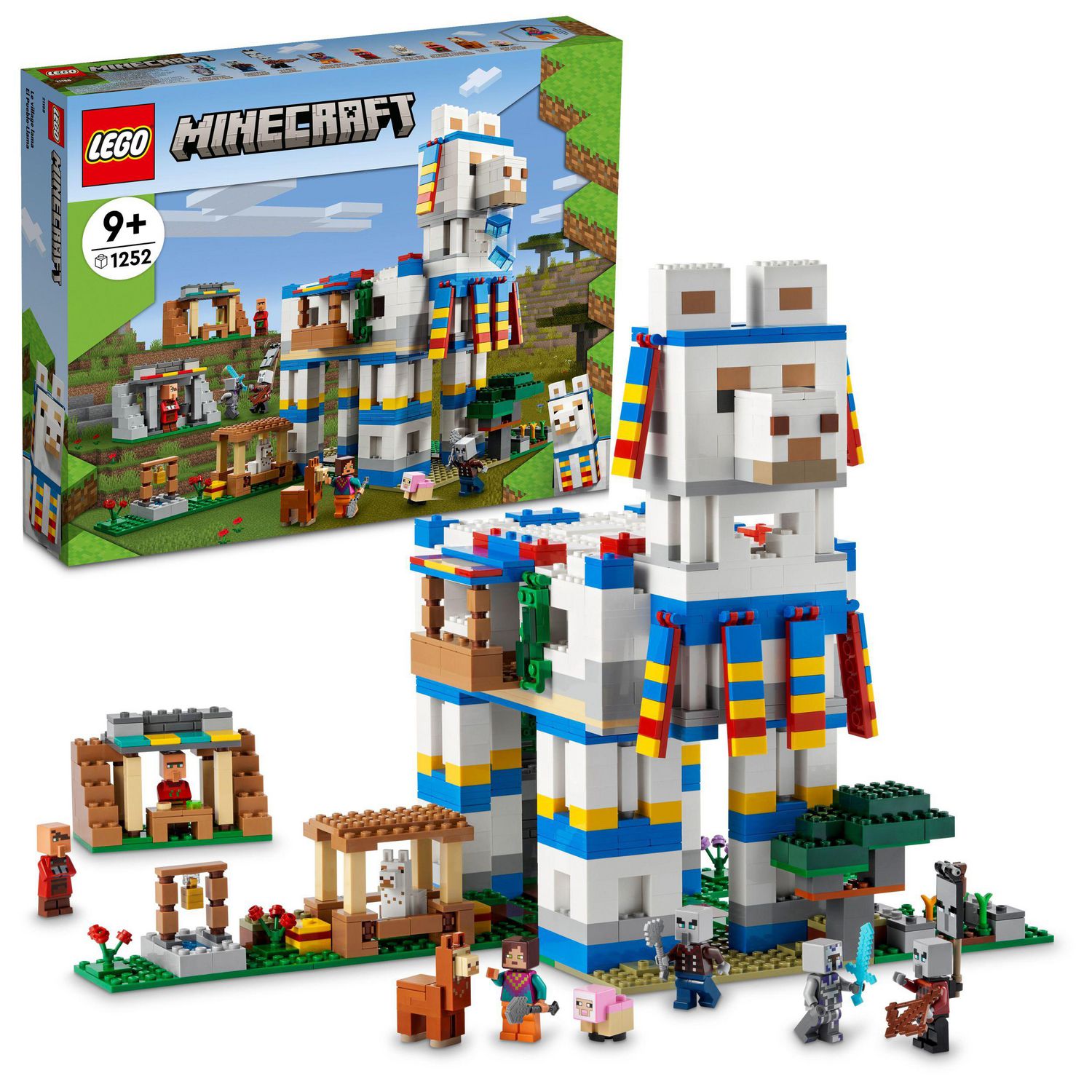LEGO Minecraft Le village lama 21188 Ensemble de construction (1252 pièces)  