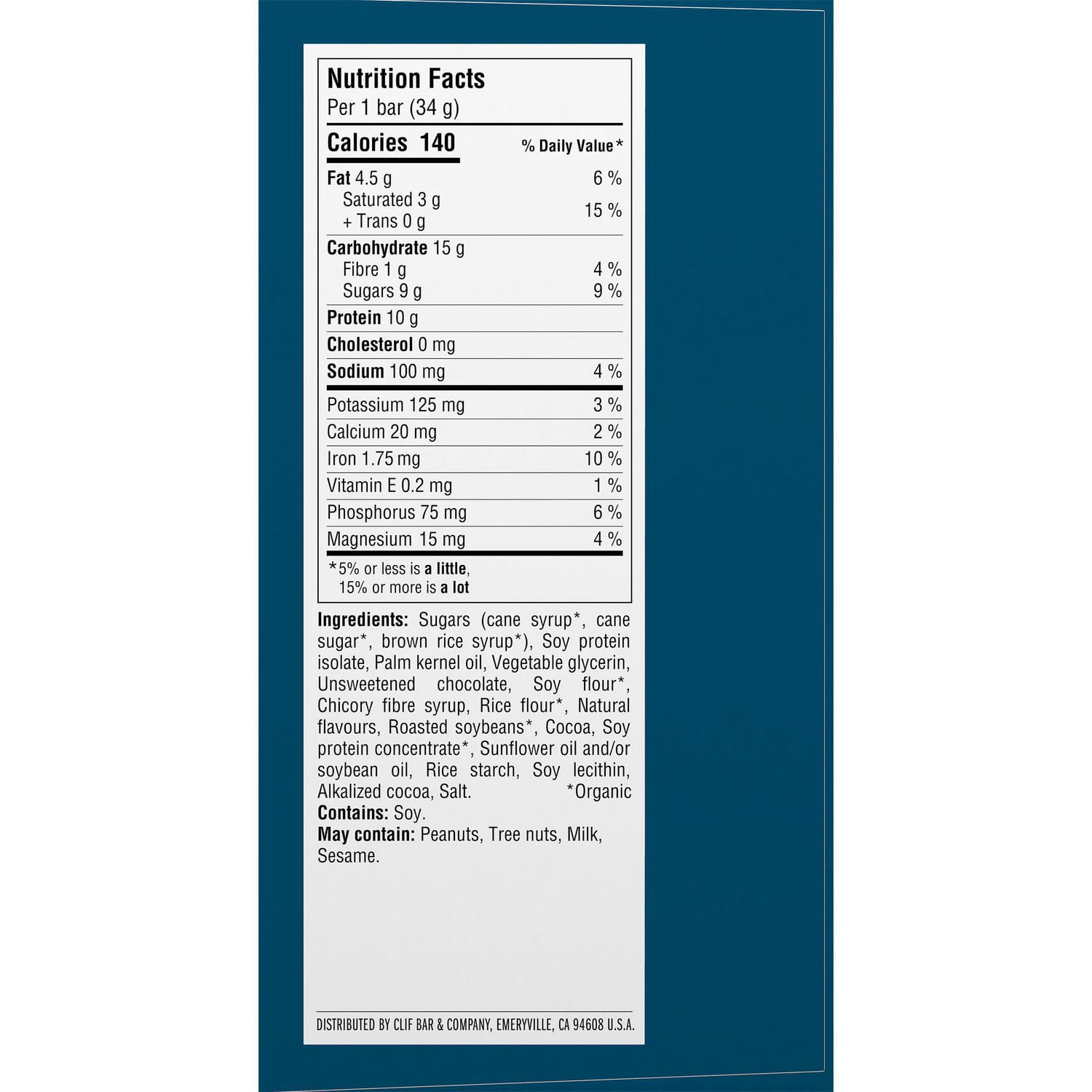 CLIF BUILDERS Mini Protein Bars, Chocolate Mint Flavour, 10g of Protein, Prepared in Canada, Gluten Free, No Artificial Sweeteners, (Pack of 10), 340 g