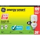 Ampoule fluocompacte Energy Smart de GE 26 W blanc doux – image 1 sur 1