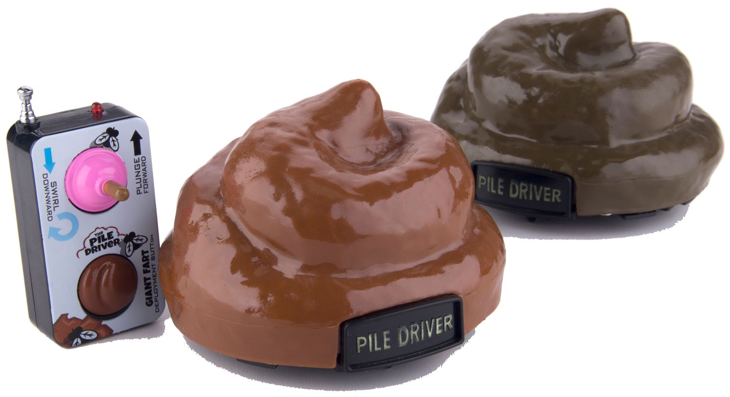 The Pile Driver Remote Controlled Spinning Poop Toy With Fart Sounds 27 MHz for sale online 