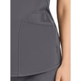 thumbnail image 4 of Scrubstar Performance Notch Neck Scrub Top, 4 of 7