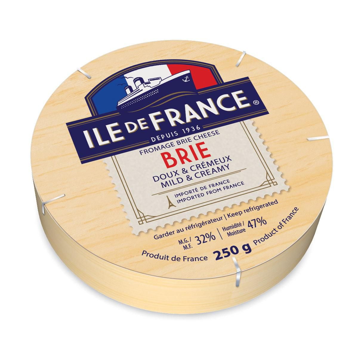 Ile De France Mild & Creamy Brie Cheese - Walmart.ca