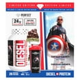 thumbnail image 1 of DIESEL Limited Edition Super Hero Gift Box Set with 2lb DIESEL Whey Protein Isolate and a 700ml Limited Edition Shaker - Milk Chocolate, 1 of 4