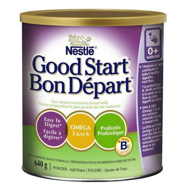 Nestle Bon départ probiotique avec oméga 3 et 6 - 640 g