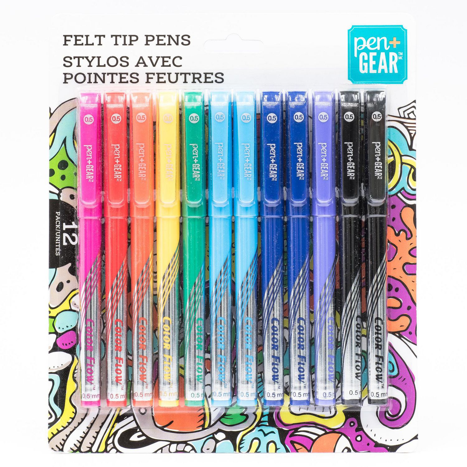 color felt pens