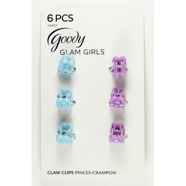 Goody Mini pinces crampon Glam Girls - bleues et violettes