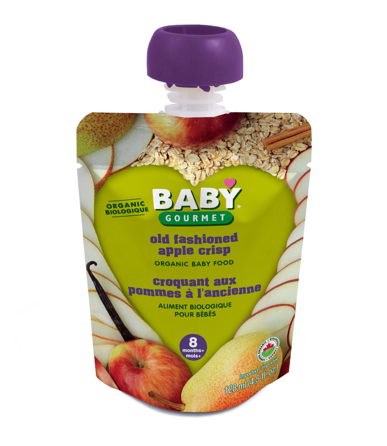 Baby Gourmet Organic Old Fashioned Apple Crisp Baby Food Puree