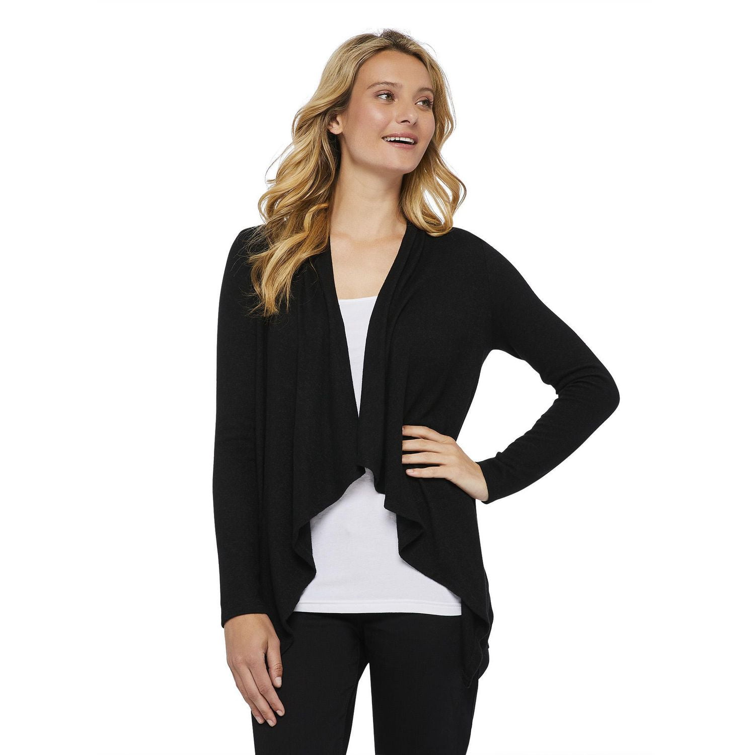 George Women's Waterfall Hacci Open Cardigan | Walmart Canada