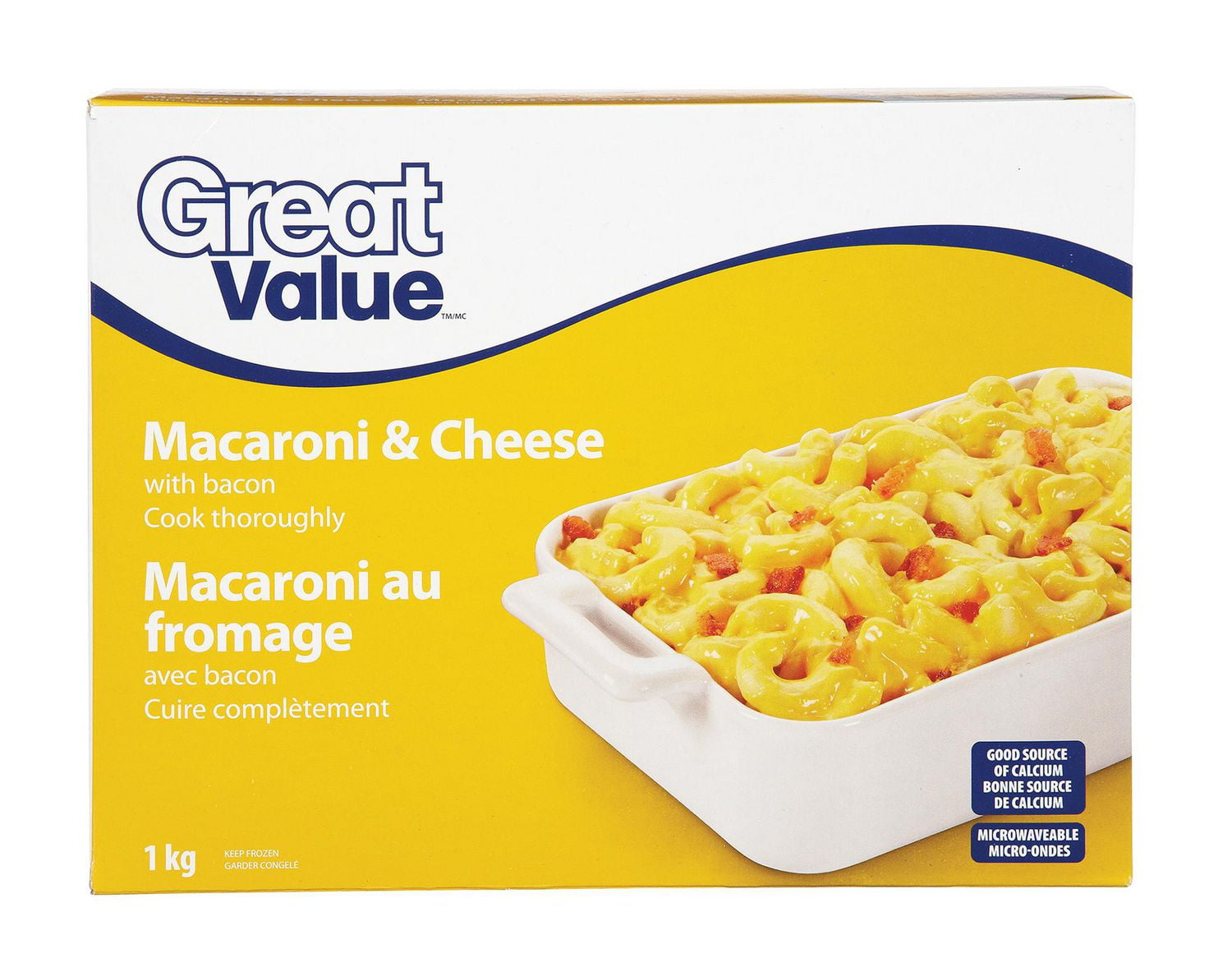 Great Value Macaroni & Cheese with Bacon Walmart Canada