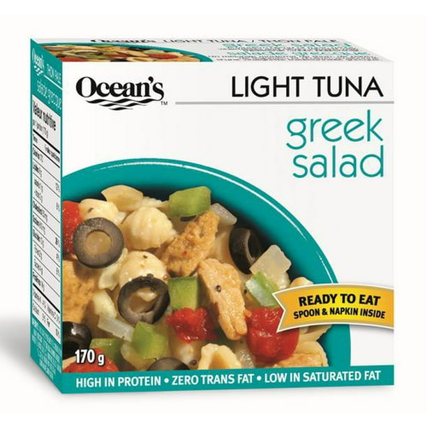Salade grecque Ocean's, 170 grams Salade grecque Ocean's Thon pâle