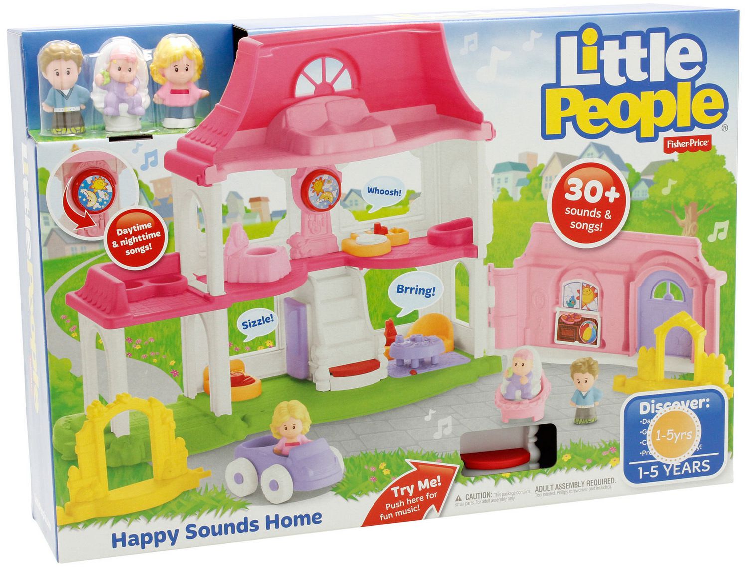 Fisher Price Little People Happy Sounds Home English Edition