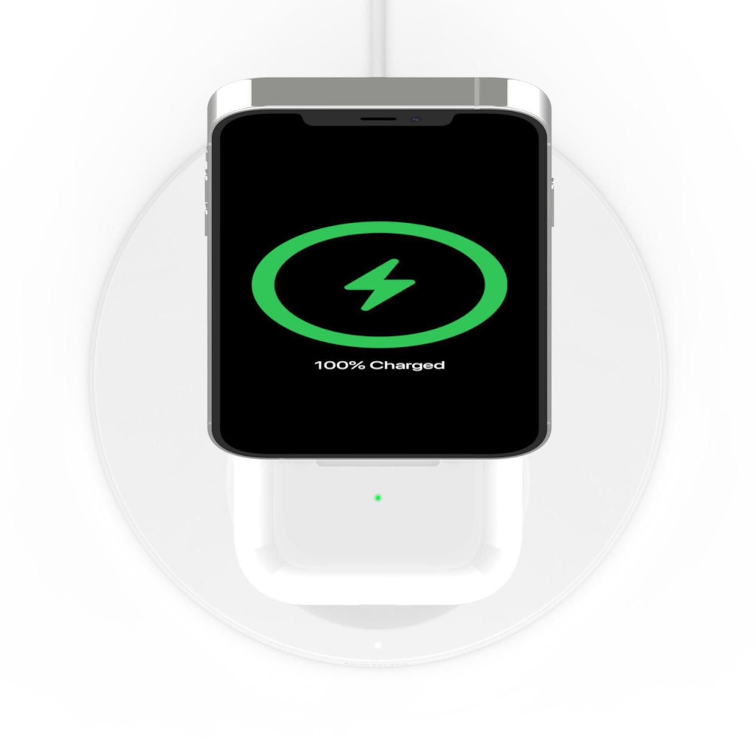 Belkin BOOSTCHARGE PRO 2-in-1 Wireless Charger Stand with MagSafe 