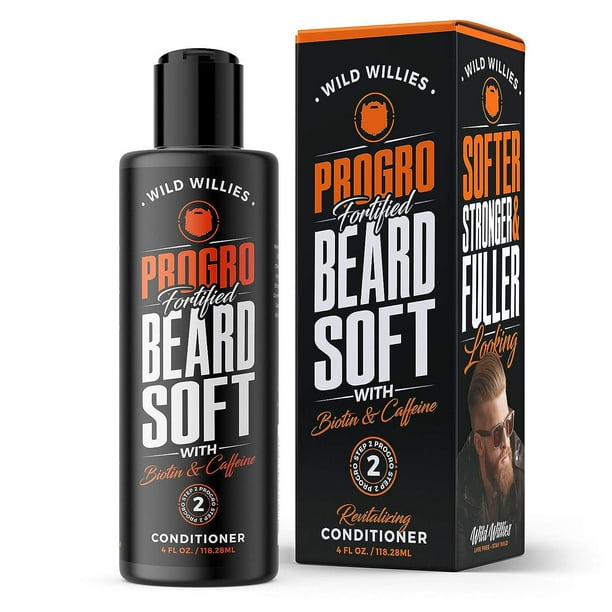 Wild Willies Beard Soft, Premium Beard Softener and Conditioner, 4 Oz