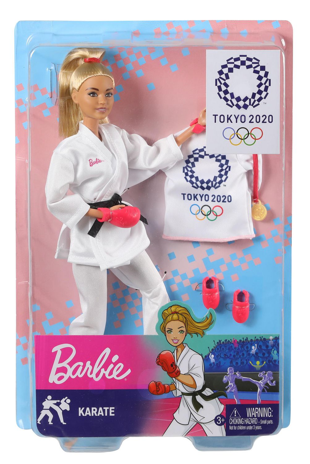 Barbie Olympic Games Tokyo 2020 Karate Doll with Karate Uniform