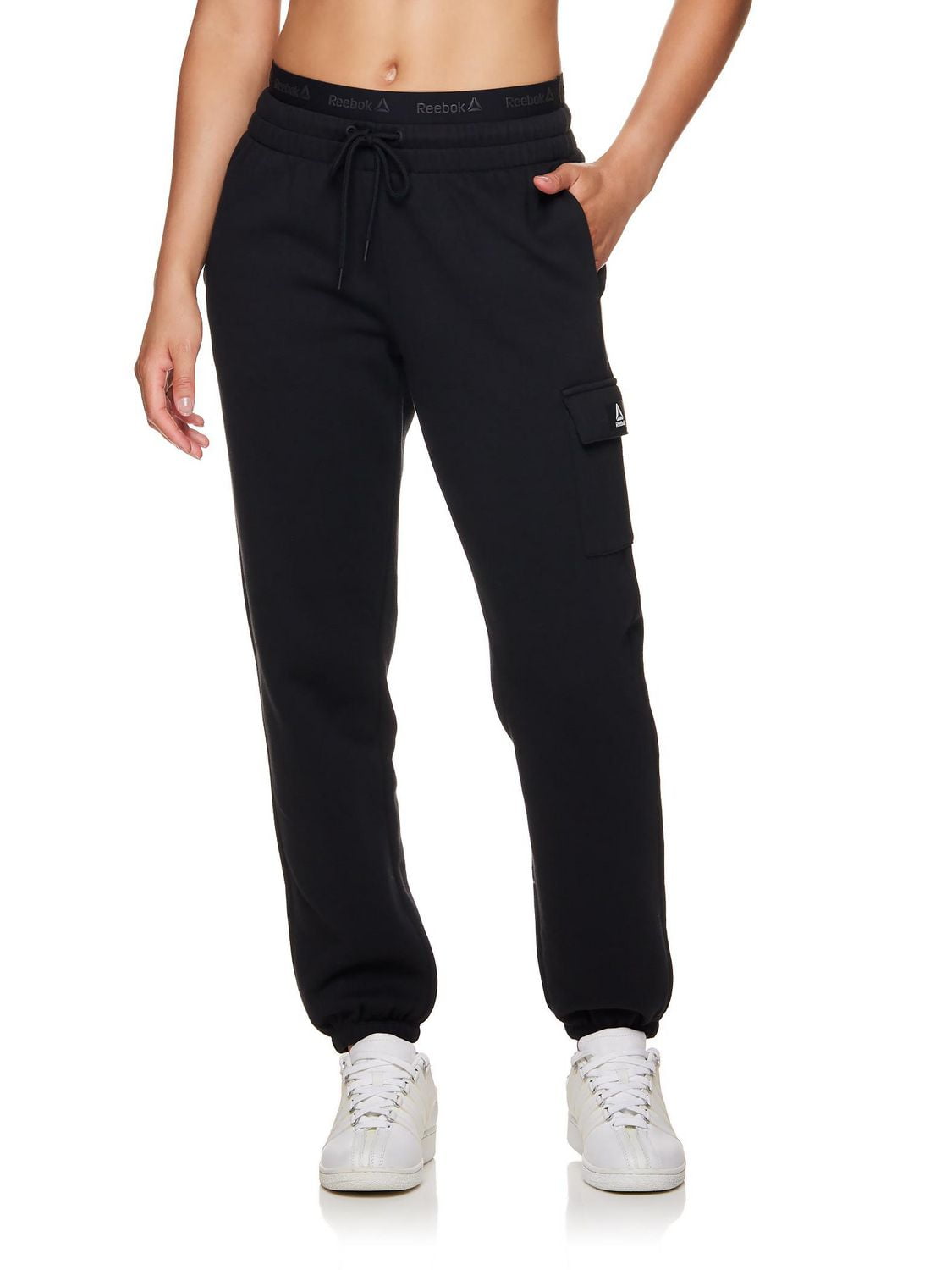 Reebok Pantalon de jogging en polaire Flight pour femme avec poche