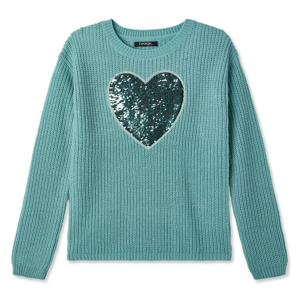 Girls' Embellished Popover Sweater Walmart.ca