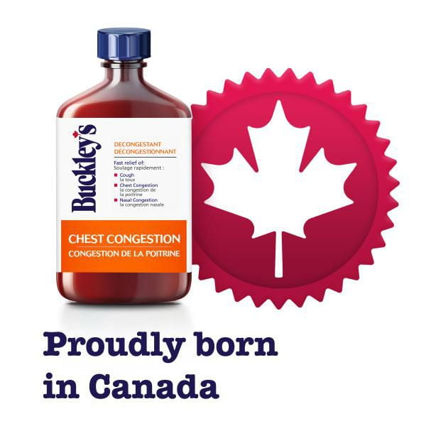 Buckley's Cough Syrup for Chest Congestion - Buckley's Syrups, 250 mL sucrose-free