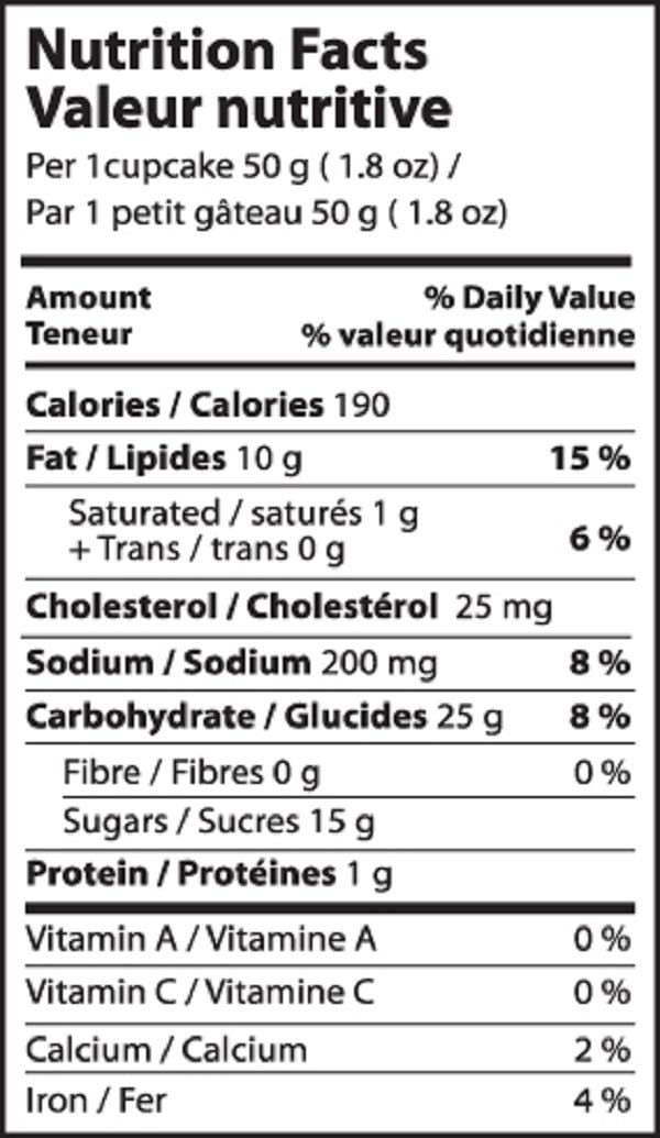 Cup Cake Original, 300G/ 6 Count