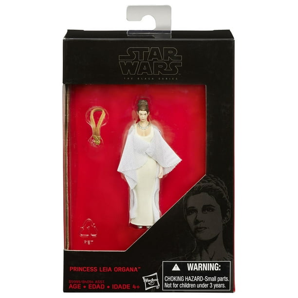 Figurine articulée Princesse Leia Organa de Star Wars La série noire de 3,75 po