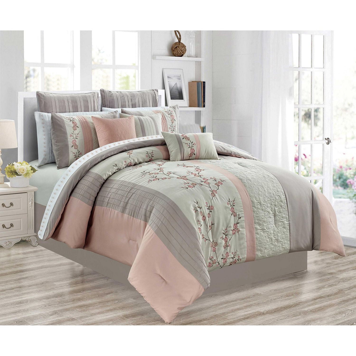 Safdie & Co. Comforter Set 7PC Q Celina Walmart Canada