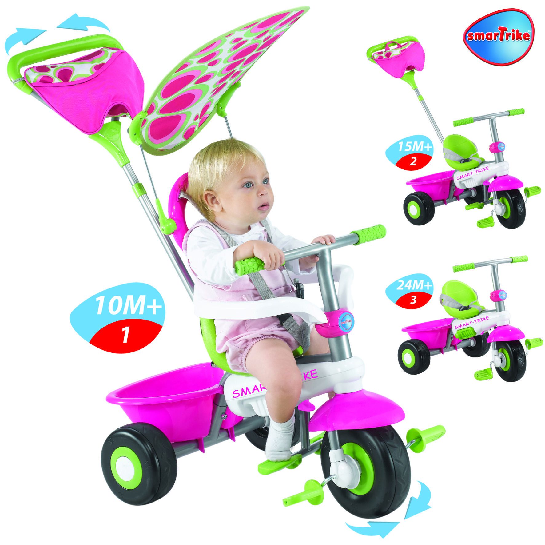 smart trike glow pink