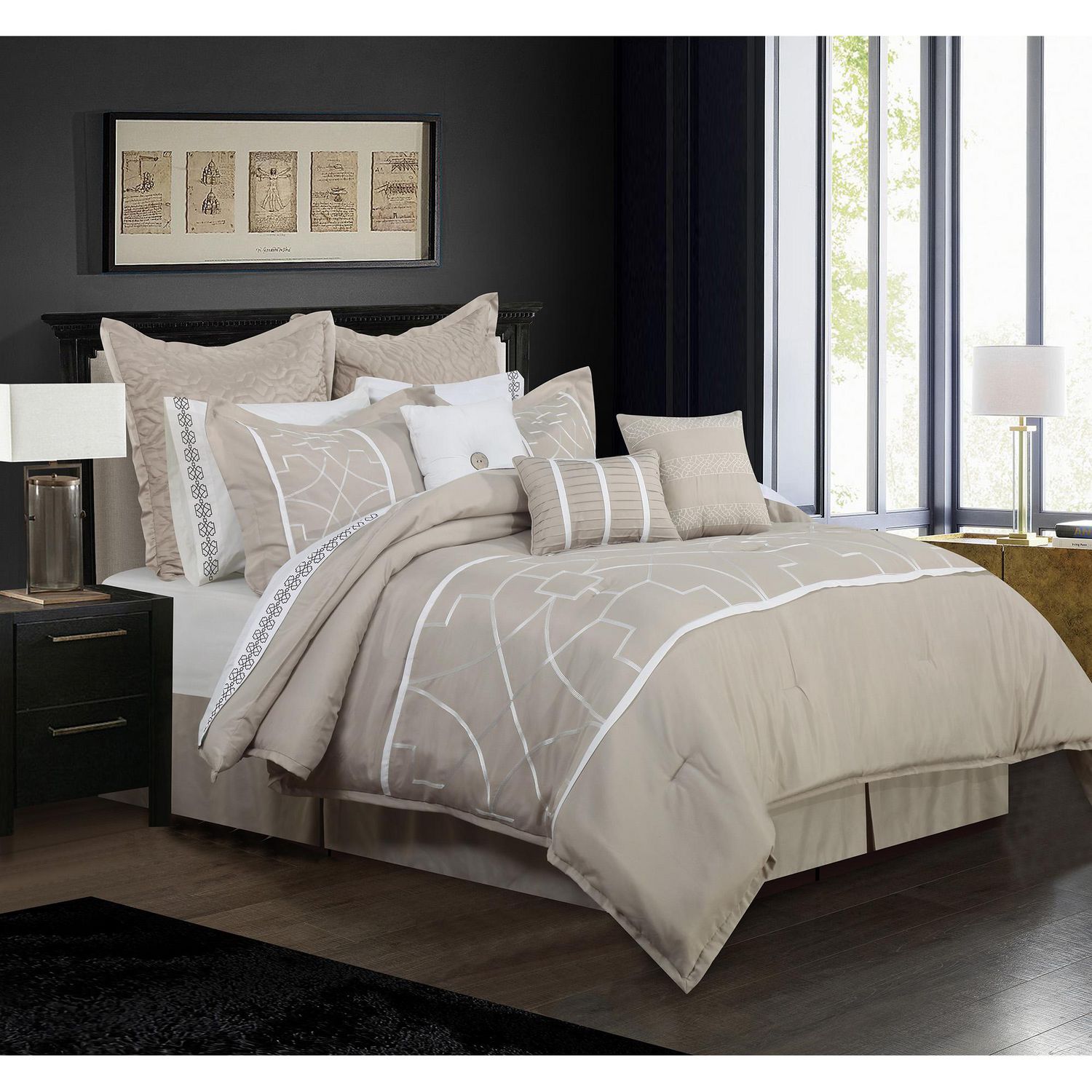 Safdie & Co. Comforter 7PC Set Q Dimension Walmart Canada