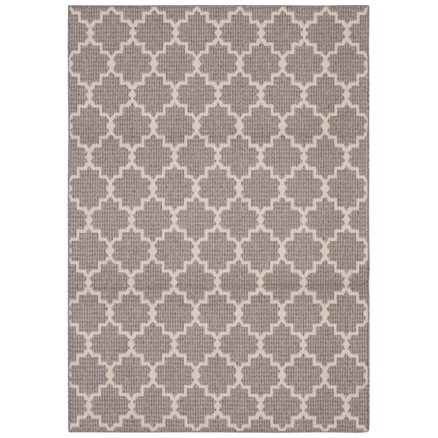 hometrends Mohawk Scotchgard Elwyn Grey Trellis Area Rug Walmart Canada
