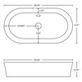 thumbnail image 2 of Lavabo American Imaginations en blanc, 2 of 2