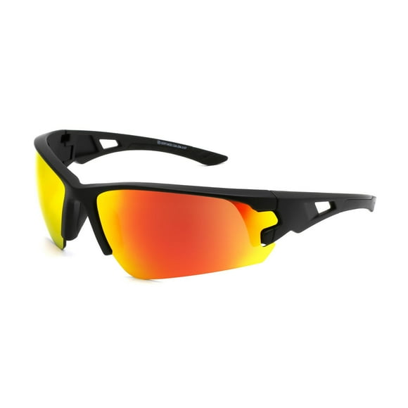 Holmes Workwear Black and Red Safety Sunglasses