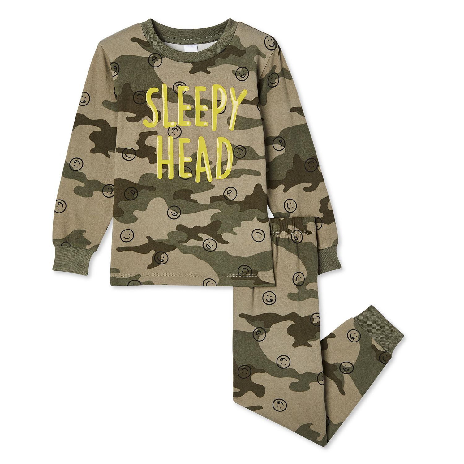 George Toddler Boys' Long Sleeve Tee and Pant Pajamas 2-Piece Set