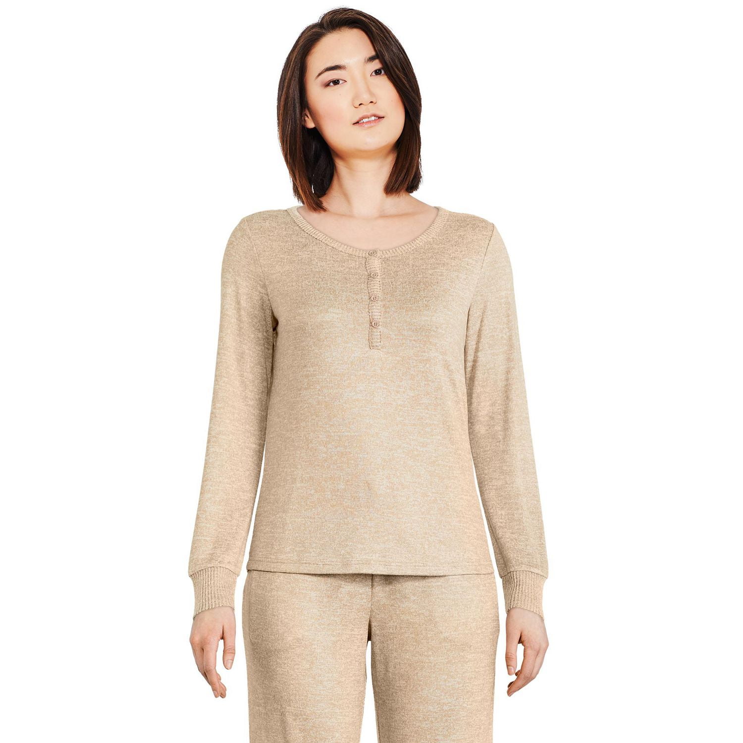 George Women's Long Sleeve Henley Top