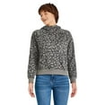 thumbnail image 1 of George Women's Printed Half-Zip Hoodie, 1 of 6