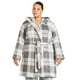 Robe de chambre en sherpa à motif imprimé George Plus pour femmes – image 1 sur 6